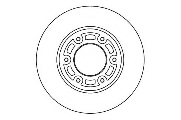 MOTAQUIP LVBD1072Z Тормозной диск для TOYOTA (Тойота/тоета)