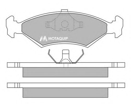 MOTAQUIP LVXL231 Тормозные колодки для FORD FIESTA (Форд Фиэста) MOTAQUIP LVXL231 Тормозные колодки для FORD FIESTA (Форд Фиэста)