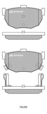 MOTAQUIP LVXL236 Тормозные колодки для HYUNDAI (Хендай) MOTAQUIP LVXL236 Тормозные колодки для HYUNDAI (Хендай)