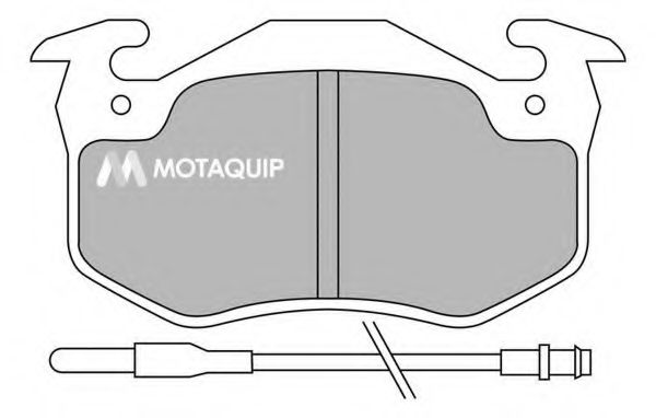 MOTAQUIP LVXL370 Тормозные колодки для RENAULT SUPER 5 (Рено Супэр 5) MOTAQUIP LVXL370 Тормозные колодки для RENAULT SUPER 5 (Рено Супэр 5)
