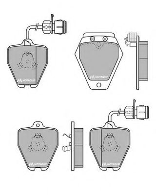 MOTAQUIP LVXL475 Тормозные колодки для AUDI A8 (Ауди А8) MOTAQUIP LVXL475 Тормозные колодки для AUDI A8 (Ауди А8)