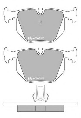 MOTAQUIP LVXL501 Тормозные колодки для BMW (Бмв) MOTAQUIP LVXL501 Тормозные колодки для BMW (Бмв)