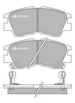 MOTAQUIP LVXL588 Тормозные колодки для MITSUBISHI COLT/RODEO (Митсубиши/митсубиси Cолт/родэо) MOTAQUIP LVXL588 Тормозные колодки для MITSUBISHI COLT/RODEO (Митсубиши/митсубиси Cолт/родэо)