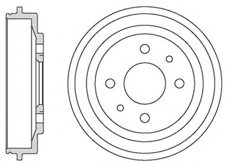 MOTAQUIP VBD602 Тормозной барабан для FIAT 500 C (Фиат 500 c) MOTAQUIP VBD602 Тормозной барабан для FIAT 500 C (Фиат 500 c)