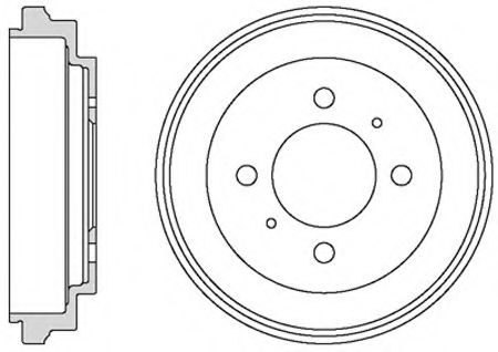 MOTAQUIP VBD688 Тормозной барабан для NISSAN NX/NXR (Ниссан Нx/нxр) MOTAQUIP VBD688 Тормозной барабан для NISSAN NX/NXR (Ниссан Нx/нxр)