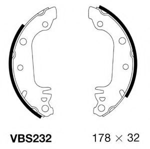 MOTAQUIP VBS232 Тормозные колодоки для FORD FIESTA (Форд Фиэста) MOTAQUIP VBS232 Тормозные колодоки для FORD FIESTA (Форд Фиэста)