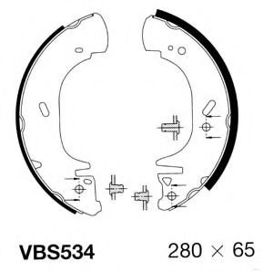MOTAQUIP VBS534 Тормозные колодоки для NISSAN INTERSTAR (Ниссан Интэрстар) MOTAQUIP VBS534 Тормозные колодоки для NISSAN INTERSTAR (Ниссан Интэрстар)