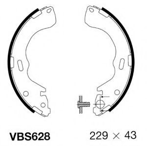 MOTAQUIP VBS628 Тормозные колодоки для FORD ESCAPE (Форд Эскейп) MOTAQUIP VBS628 Тормозные колодоки для FORD ESCAPE (Форд Эскейп)