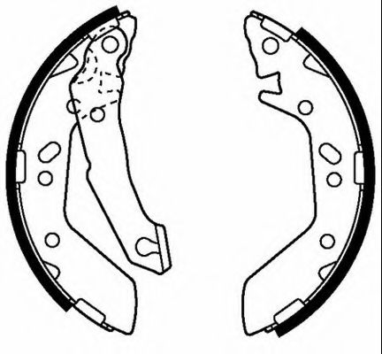 MOTAQUIP VBS705 Тормозные колодоки для HYUNDAI (Хендай) MOTAQUIP VBS705 Тормозные колодоки для HYUNDAI (Хендай)