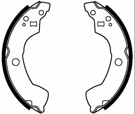 MOTAQUIP VBS709 Тормозные колодоки для NISSAN PULSAR VII (Ниссан Пулсар v2) MOTAQUIP VBS709 Тормозные колодоки для NISSAN PULSAR VII (Ниссан Пулсар v2)