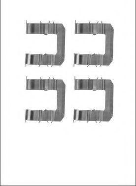 MOTAQUIP LVMK1104 Комплектующие, колодки дискового тормоза для HYUNDAI I20 (Хендай И20)