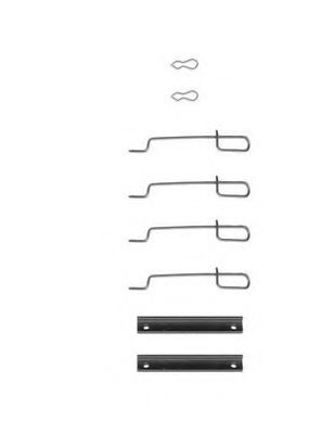 MOTAQUIP VMK185 Комплектующие, колодки дискового тормоза для PEUGEOT 405 II (Пежо 405 2) MOTAQUIP VMK185 Комплектующие, колодки дискового тормоза для PEUGEOT 405 II (Пежо 405 2)