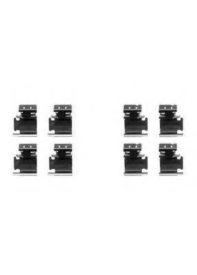 MOTAQUIP VMK820 Комплектующие, колодки дискового тормоза спереди для AUDI A3 (Ауди А3) MOTAQUIP VMK820 Комплектующие, колодки дискового тормоза спереди для AUDI A3 (Ауди А3)