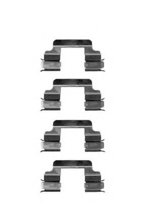 MOTAQUIP VMK883 Комплектующие, колодки дискового тормоза для PEUGEOT 407 (Пежо 407) MOTAQUIP VMK883 Комплектующие, колодки дискового тормоза для PEUGEOT 407 (Пежо 407)