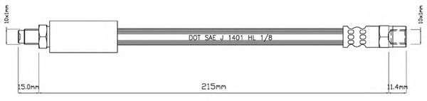 MOTAQUIP VBH994 Тормозной шланг для AUDI A6 (Ауди А6) MOTAQUIP VBH994 Тормозной шланг для AUDI A6 (Ауди А6)