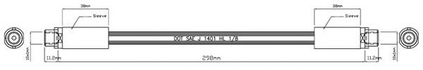 MOTAQUIP VBJ247 Тормозной шланг для AUDI A6 (Ауди А6) MOTAQUIP VBJ247 Тормозной шланг для AUDI A6 (Ауди А6)