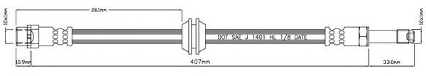 MOTAQUIP VBJ310 Тормозной шланг для BMW (Бмв) MOTAQUIP VBJ310 Тормозной шланг для BMW (Бмв)