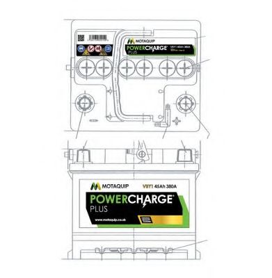 MOTAQUIP VBY1 Стартерная аккумуляторная батарея для VOLKSWAGEN POLO CLASSIC (Фольксваген Поло классик) MOTAQUIP VBY1 Стартерная аккумуляторная батарея для VOLKSWAGEN POLO CLASSIC (Фольксваген Поло классик)