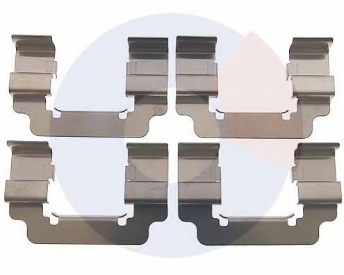 CARRAB BRAKE PARTS 2508 Комплектующие, колодки дискового тормоза для OPEL (Опель) CARRAB BRAKE PARTS 2508 Комплектующие, колодки дискового тормоза для OPEL (Опель)