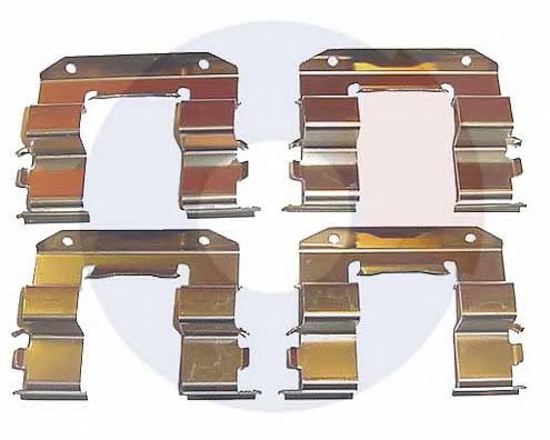 CARRAB BRAKE PARTS 1963 Комплектующие, колодки дискового тормоза для HYUNDAI GALLOPER I (Хендай Галлопэр и)