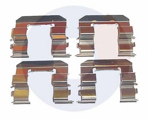 CARRAB BRAKE PARTS 1964 Комплектующие, колодки дискового тормоза для HYUNDAI LAVITA (Хендай Лаvита)