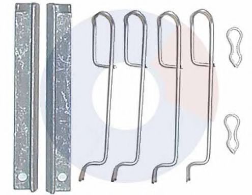 CARRAB BRAKE PARTS 2207 Комплектующие, колодки дискового тормоза для RENAULT FUEGO (Рено Фуэго) CARRAB BRAKE PARTS 2207 Комплектующие, колодки дискового тормоза для RENAULT FUEGO (Рено Фуэго)