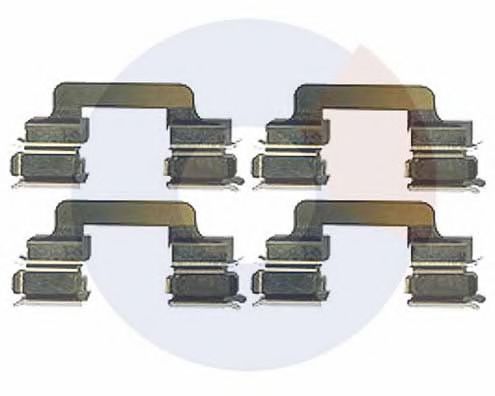 CARRAB BRAKE PARTS 2302 Комплектующие, колодки дискового тормоза для PEUGEOT 407 (Пежо 407) CARRAB BRAKE PARTS 2302 Комплектующие, колодки дискового тормоза для PEUGEOT 407 (Пежо 407)