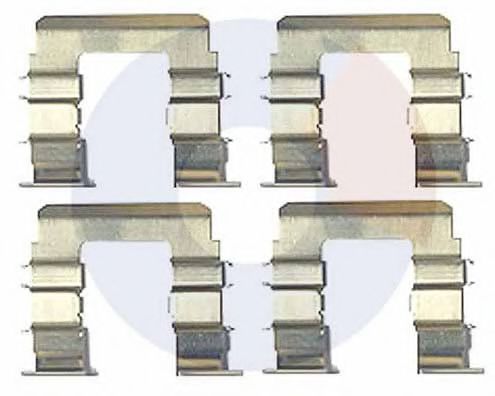 CARRAB BRAKE PARTS 2363 Комплектующие, колодки дискового тормоза для KIA RIO (Киа Рио) CARRAB BRAKE PARTS 2363 Комплектующие, колодки дискового тормоза для KIA RIO (Киа Рио)