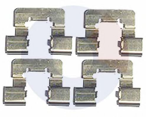 CARRAB BRAKE PARTS 2410 Комплектующие, колодки дискового тормоза для SAAB (Сааб) CARRAB BRAKE PARTS 2410 Комплектующие, колодки дискового тормоза для SAAB (Сааб)