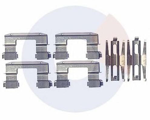 CARRAB BRAKE PARTS 2418 Комплектующие, колодки дискового тормоза для HYUNDAI LAVITA (Хендай Лаvита)