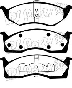 IPS Parts IBD-1099 Тормозные колодки для CHRYSLER (Крайслер) IPS Parts IBD-1099 Тормозные колодки для CHRYSLER (Крайслер)