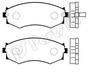IPS Parts IBD-1142 Тормозные колодки для NISSAN PRIMERA (Ниссан Примера) IPS Parts IBD-1142 Тормозные колодки для NISSAN PRIMERA (Ниссан Примера)
