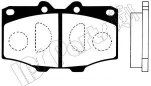 IPS Parts IBD-1236 Тормозные колодки для TOYOTA TACOMA II (Тойота/тоета Таcома 2) IPS Parts IBD-1236 Тормозные колодки для TOYOTA TACOMA II (Тойота/тоета Таcома 2)