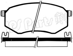 IPS Parts IBD-1297 Тормозные колодки для MAZDA 626 II (Мазда 626 2) IPS Parts IBD-1297 Тормозные колодки для MAZDA 626 II (Мазда 626 2)