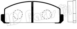 IPS Parts IBD-1314 Тормозные колодки для MAZDA 323 III (Мазда 323 3) IPS Parts IBD-1314 Тормозные колодки для MAZDA 323 III (Мазда 323 3)