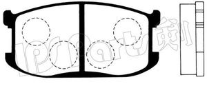 IPS Parts IBD-1316 Тормозные колодки для MAZDA GLC II (Мазда Глc 2) IPS Parts IBD-1316 Тормозные колодки для MAZDA GLC II (Мазда Глc 2)