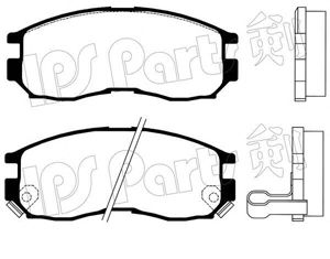 IPS Parts IBD-1530 Тормозные колодки для MITSUBISHI GALANT V (Митсубиши/митсубиси Галант 5) IPS Parts IBD-1530 Тормозные колодки для MITSUBISHI GALANT V (Митсубиши/митсубиси Галант 5)