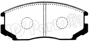 IPS Parts IBD-1532 Тормозные колодки для MITSUBISHI LANCER IV (Митсубиши/митсубиси Ланcэр иv) IPS Parts IBD-1532 Тормозные колодки для MITSUBISHI LANCER IV (Митсубиши/митсубиси Ланcэр иv)