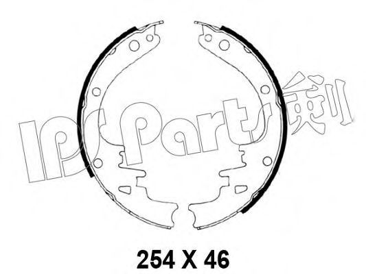 IPS Parts IBL-4022 Тормозные колодки для JEEP (Джип) IPS Parts IBL-4022 Тормозные колодки для JEEP (Джип)