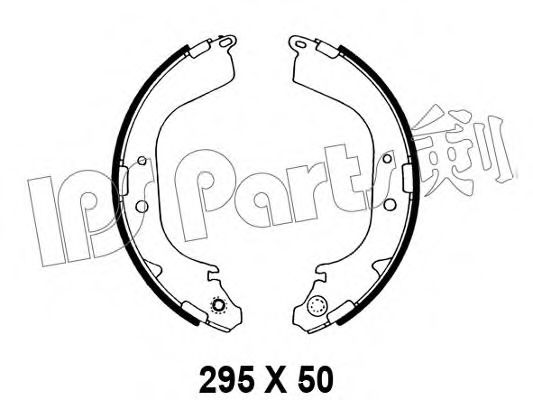 IPS Parts IBL-4196 Тормозные колодки для NISSAN PICKUP / NP300 III (Ниссан Пиcкуп / нп300 3)
