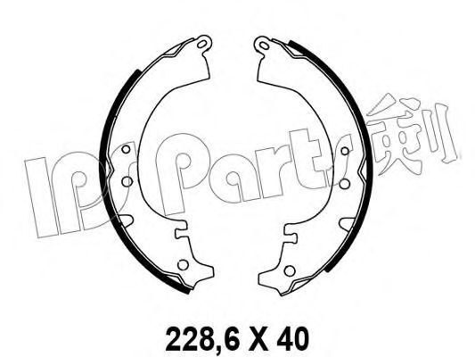 IPS Parts IBL-4203 Тормозные колодки для TOYOTA COROLLA SPRINTER (Тойота/тоета Cоролла спринтэр) IPS Parts IBL-4203 Тормозные колодки для TOYOTA COROLLA SPRINTER (Тойота/тоета Cоролла спринтэр)