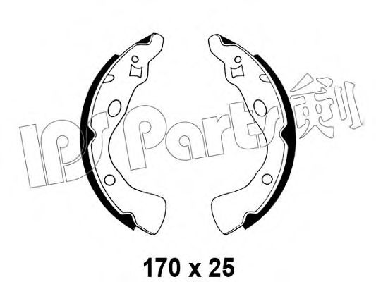 IPS Parts IBL-4330 Тормозные колодки для MAZDA (Мазда) IPS Parts IBL-4330 Тормозные колодки для MAZDA (Мазда)