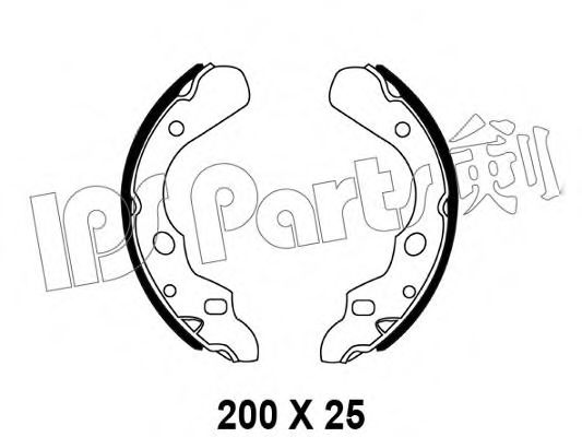 IPS Parts IBL-4388 Тормозные колодки для MAZDA (Мазда) IPS Parts IBL-4388 Тормозные колодки для MAZDA (Мазда)