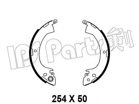 IPS Parts IBL-4501 Тормозные колодки для MITSUBISHI COLT/RODEO (Митсубиши/митсубиси Cолт/родэо) IPS Parts IBL-4501 Тормозные колодки для MITSUBISHI COLT/RODEO (Митсубиши/митсубиси Cолт/родэо)