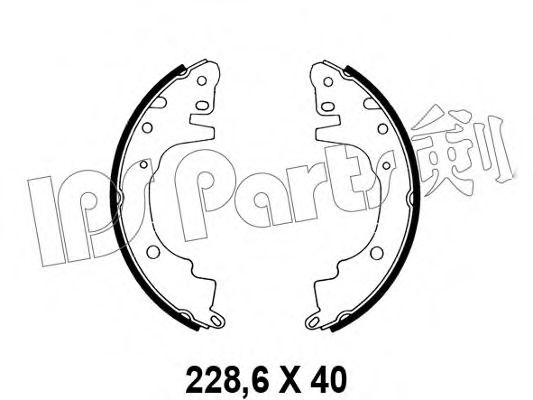IPS Parts IBL-4504 Тормозные колодки для MITSUBISHI GALANT II (Митсубиши/митсубиси Галант 2) IPS Parts IBL-4504 Тормозные колодки для MITSUBISHI GALANT II (Митсубиши/митсубиси Галант 2)