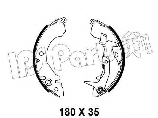 IPS Parts IBL-4526 Тормозные колодки для MITSUBISHI LANCER III (Митсубиши/митсубиси Ланcэр 3) IPS Parts IBL-4526 Тормозные колодки для MITSUBISHI LANCER III (Митсубиши/митсубиси Ланcэр 3)