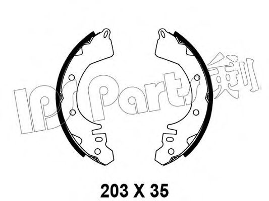 IPS Parts IBL-4527 Тормозные колодки для MITSUBISHI ETERNA III (Митсубиши/митсубиси Этэрна 3) IPS Parts IBL-4527 Тормозные колодки для MITSUBISHI ETERNA III (Митсубиши/митсубиси Этэрна 3)