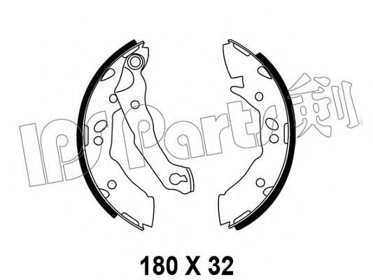 IPS Parts IBL-4595 Тормозные колодки для HYUNDAI EXCEL (Хендай Эxcэл) IPS Parts IBL-4595 Тормозные колодки для HYUNDAI EXCEL (Хендай Эxcэл)