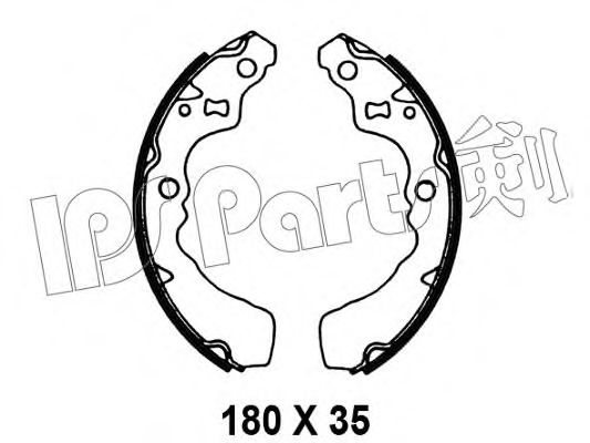 IPS Parts IBL-4613 Тормозные колодки для DAIHATSU HIJET (Дайхатсу Хижэт) IPS Parts IBL-4613 Тормозные колодки для DAIHATSU HIJET (Дайхатсу Хижэт)