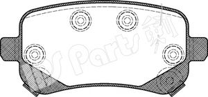 IPS Parts IBR-1089 Тормозные колодки для DODGE JOURNEY (Додж Жоурнэъ) IPS Parts IBR-1089 Тормозные колодки для DODGE JOURNEY (Додж Жоурнэъ)